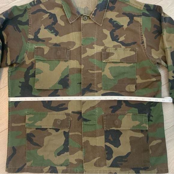 Vintage Repurposed Camo Shirt Jacket (Unisex) - Picture 7 of 10